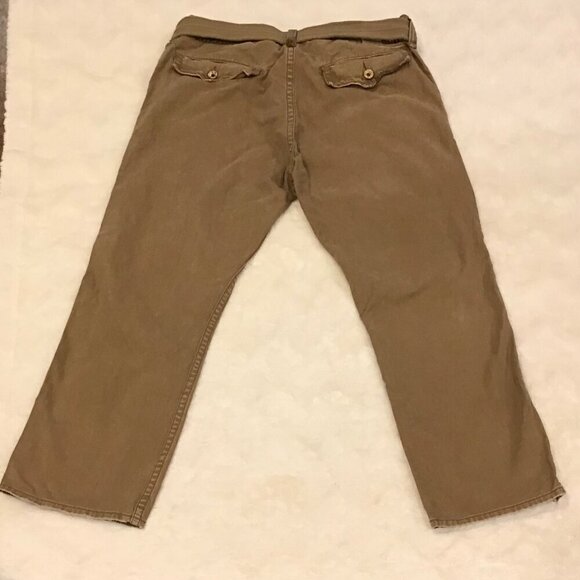 Levi’s 36x30 Relaxed Straight Canvas Twill Men’s Pants Inseam 29.5” Brown Spice - Picture 5 of 10